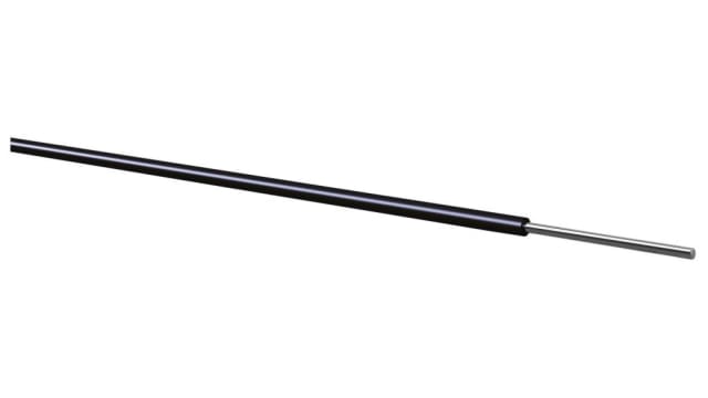 Kabeltronik YV Series Black 0.13 mm² Hook Up Wire, 26 AWG, 0.4/0.80 mm, 100m, PVC Insulation, 070104009 | 070104009