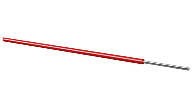 Kabeltronik YV Series Red 0.13 mm² Hook Up Wire, 26 AWG, 0.4/0.80 mm, 100m, PVC Insulation, 070104008 | 070104008