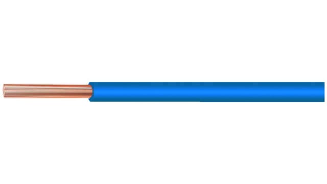 Kabeltronik UL 11027 Series Blue 0.09 mm² Equipment Wire, 28 AWG, 7 X 0.127 mm, 100m, MPPE Insulation, 099280709A-100 | 099280709A-100