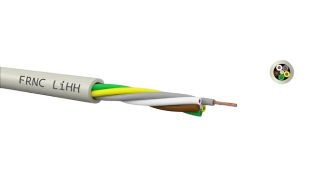 Kabeltronik 4103 Series Multicore Industrial Cable, 3 Cores, 0.34 mm², 22 AWG, 100m, Unshielded Shield, Multicore Cable | 410303405-100