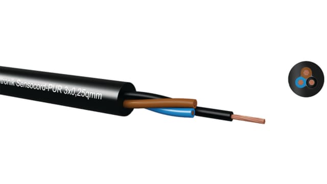 Kabeltronik SENSOCORD Series Multicore Industrial Cable, 4 Cores, 0.34 mm², 22 AWG, 100m, Unshielded Shield, Multicore | 2454P3409