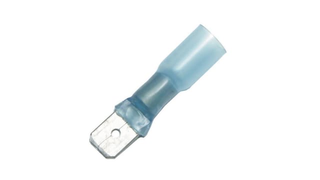 nVent RAYCHEM B-106 Blue Insulated Spade Connector, 6.35 x 0.76 mm Tab Size 22 AWG to 10 AWG | B-106-4632