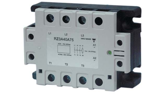 Carlo Gavazzi RZ3A Series Solid State Relay, 75 A Load, Panel Mount, 660 V ac/dc Load, 32 V ac/dc Control | RZ3A60D75P