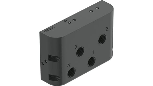 Festo CAPS series Manifold Block for use with Prepared For Positioner CMSH-V-SD, CAPS-M1-VDE1-D-C-AL-G14 | CAPS-M1-VDE1-D-C-AL-G14