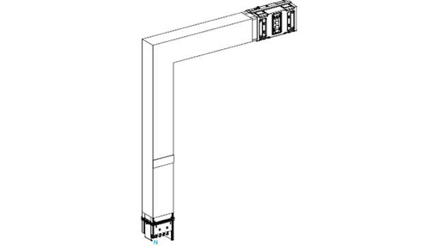 Schneider Electric Busbar Trunking, 630 A, 1.2 m, KSA63 Series | KSA630DLF43F