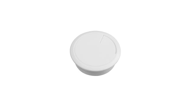 Schneider Electric Unica White Plastic 60 mm Cable Grommet for 8 mm Cable Dia. INS61214 | INS61214