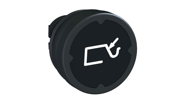 Schneider Electric ZB5A Series Black Push-in Push Button Head, 22 mm Cutout, IP66, IP67 | ZB5AC28010