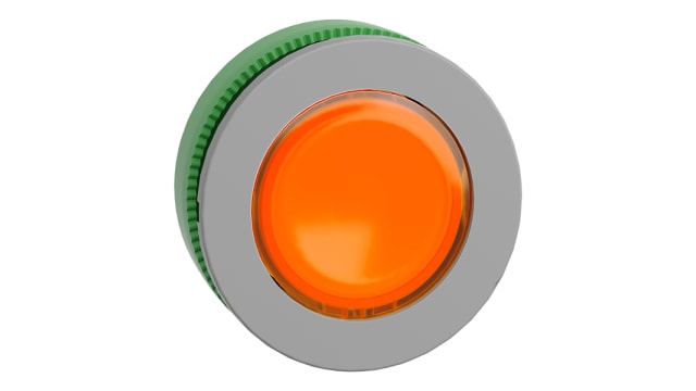 Schneider Electric Yellow Pilot Light Head, 30.5 mm Cutout Harmony XB5 Series | ZB5FV053C0