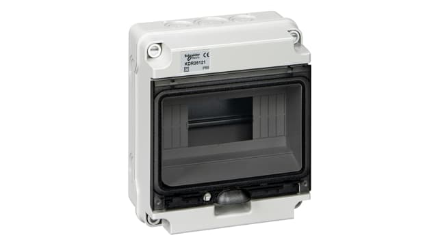 Schneider Electric KDR Light Grey Polymer Back Box, Surface Mount 119 mm 180 mm 119 mm | KDR35121