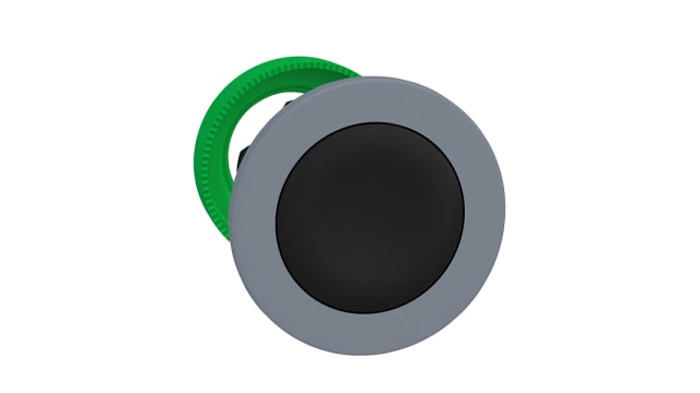 Schneider Electric ZB5F Series Black Push-in Push Button Head, 30.5 mm Cutout, IP66, IP67 | ZB5FH02C0