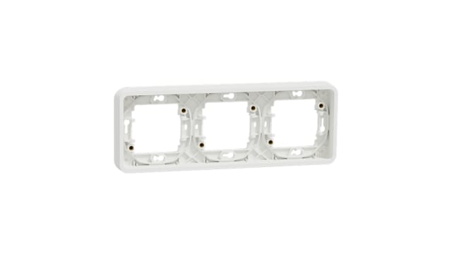 Schneider Electric MUR White Polycarbonate Back Box, IP55, Flush Mount 19 mm 84 mm 19 mm | MUR39109