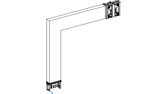 Schneider Electric Busbar Trunking, 250 A, 750 mm, KS-A Series | KSA250DLF4AM