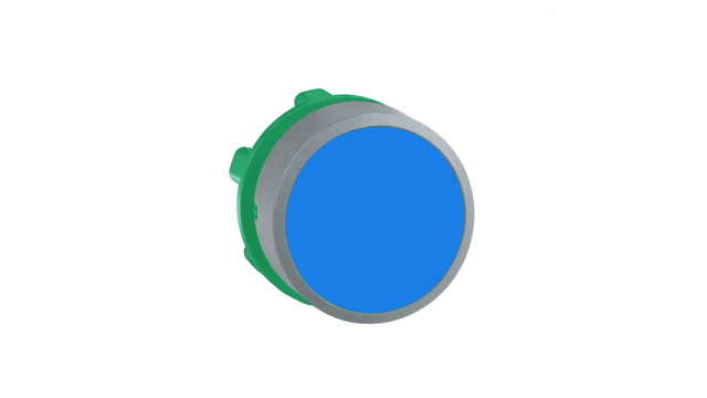 Schneider Electric ZB5A Series Blue Push-in Push Button Head, 22 mm Cutout, IP66, IP67 | ZB5AA6C0