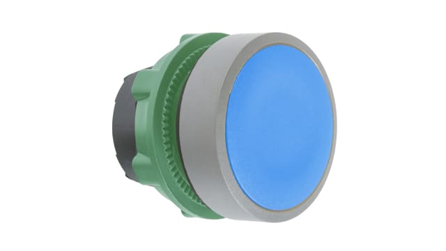 Schneider Electric ZB5A Series Blue Push Push Push Button Head, 22 mm Cutout, IP67, IP66 | ZB5AH06C0
