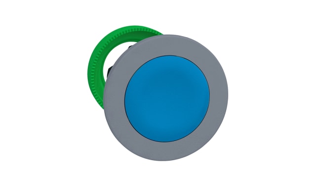 Schneider Electric ZB5F Series Blue Push Push Push Button Head, 30.5 mm Cutout, IP66, IP67 | ZB5FH06C0