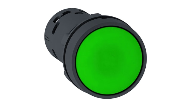 Schneider Electric XB7N Series Green Push-in Push Button Head, 22 mm Cutout, IP20, IP65 | XB7NA33