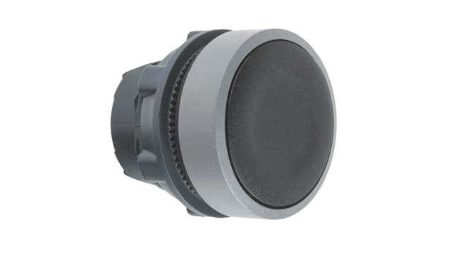 Schneider Electric ZB5A Series Black Push-in Push Button Head, 22 mm Cutout, IP66, IP67 | ZB5AA2C0