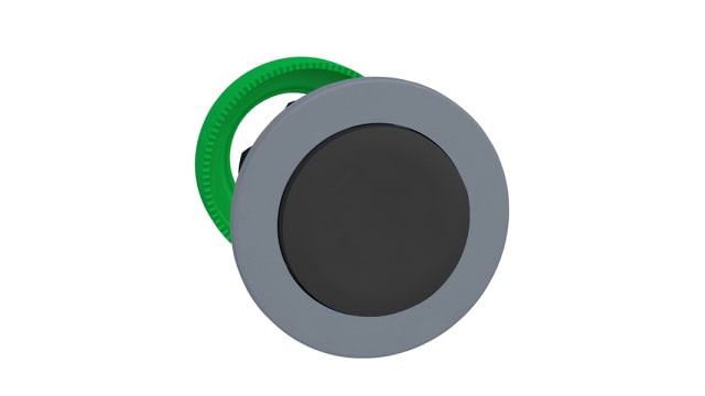 Schneider Electric ZB5F Series Black Push-in Push Button Head, 30.5 mm Cutout, IP66, IP67 | ZB5FL2C0