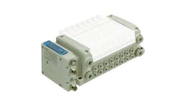 SMC VQC2000 series 12 station Manifold Base, VV5QC21-12C8SD0 | VV5QC21-12C8SD0