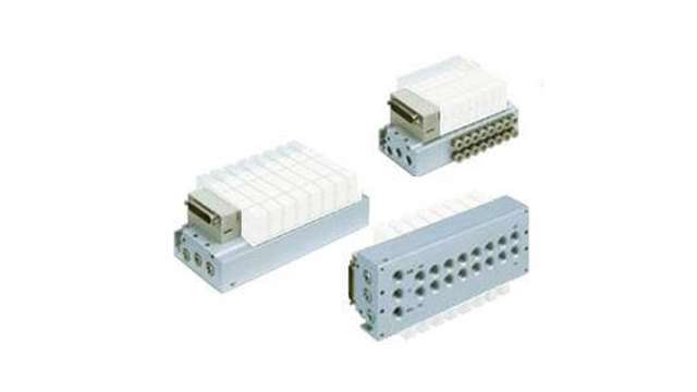 SMC SY5000 series 8 station G D-Sub Manifold, SS5Y5-50F1-08B-KC6F | SS5Y5-50F1-08B-KC6F