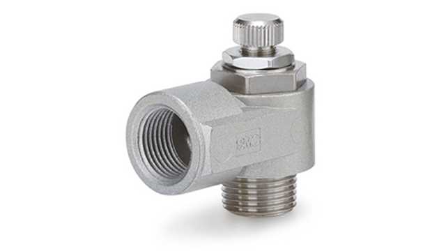 SMC EAS Series Threaded Pneumatic Silencer & Exhaust Restrictor Function Fitting, R 1/8 Inlet Port, 1mm Tube Inlet | EAS2200-F01