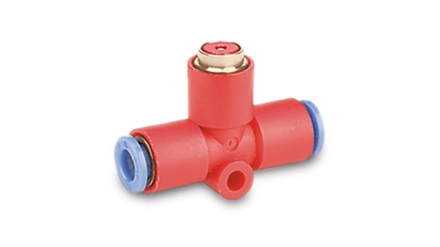 SMC KE Series Tube Pressure Relief Valve, 12mm Tube Inlet Port x 12mm Tube Outlet Port, KEA12 | KEA12