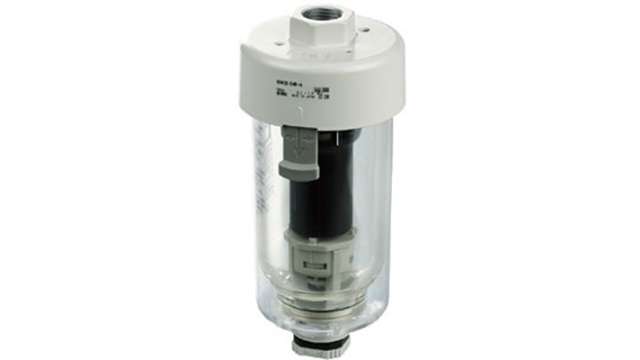 SMC Automatic 1/2 in Auto Drain 100 ml, AD402-F04C-A | AD402-F04C-A