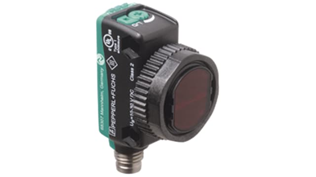 Pepperl + Fuchs Triangulation Photoelectric Sensor, Rectangular Sensor, 300 mm Detection Range IO-LINK | OBT300-R103-2EP-IO-V31