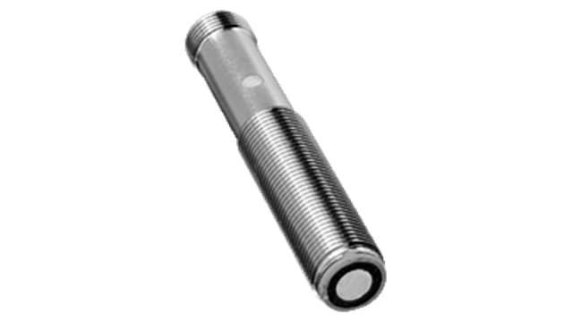 Pepperl + Fuchs Ultrasonic Barrel Ultrasonic Sensor, M12, 15 → 200 mm Detection 4-20 mA, 10 → 30 V dc | UB200-12GM-I-V1