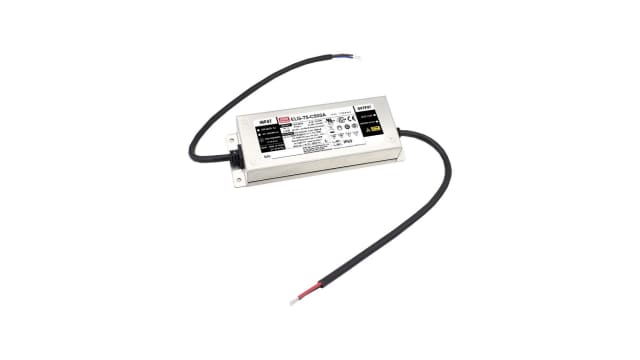 MEAN WELL LED Driver, 114 V Output, 75 W Output, 700 mA 3 in 1 Dimming | ELG-75-C700D2-3Y