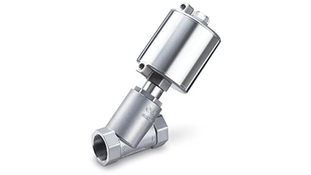 SMC Angle Seat type Pneumatic Actuated Valve, 10 bar, Female 1/4 in | JSB51-ST32AF-5S