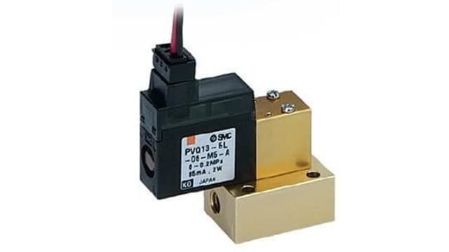 SMC Solenoid Valve PVQ13-5L-04-A, 2 port(s) , NC, 24 V dc | PVQ13-5L-04-A