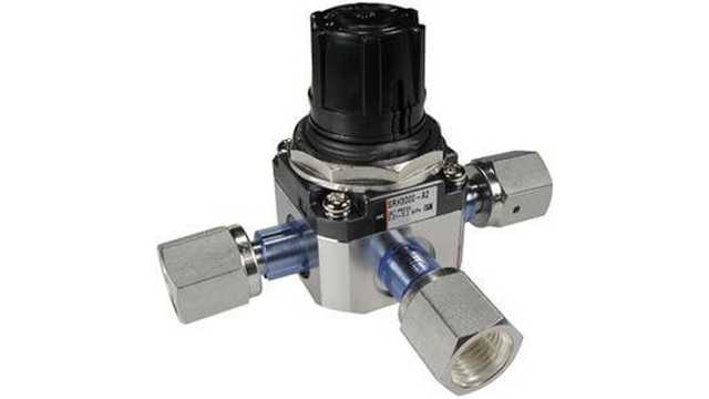 SMC Rc 1/4 in Pneumatic Regulator - 1.5 Mpa, SRH3111-02, R 1/4 in 2 L/min SRH | SRH3001-02-R