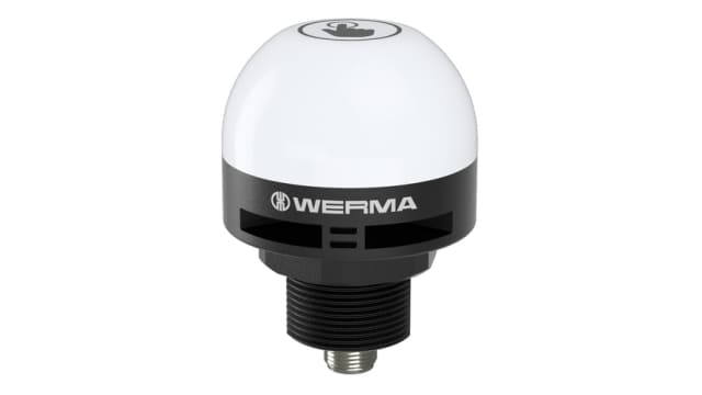Werma MC55 Series Multicolour Sounder Beacon, 24 V, IP65, IP69K, Built -In-Mount | 24029055
