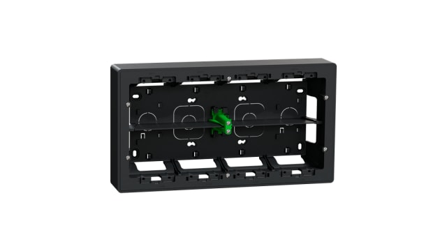Schneider Electric New Unica Anthracite ABS Back Box Mounting Frame, Surface Mount 165 mm 300 mm 50 mm | NU821054