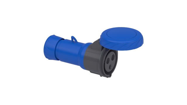 Schneider Electric, Mureva IP67 Grey Wall Mount 2P + E Industrial Power Socket, Rated At 32A, 220 V,With Phase Inverter | PKF32M723