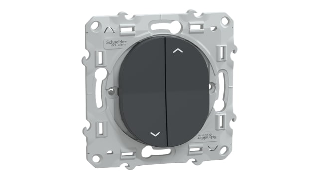 Schneider Electric Ovalis C Grey Mast Thermoplastic Back Box Mounting Frame, IP21D, Surface Mount 71 mm 71 mm 43 mm | S340208