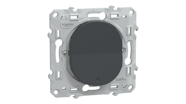 Schneider Electric 2 Way Anthracite 10 A Ovalis C Series | S340263