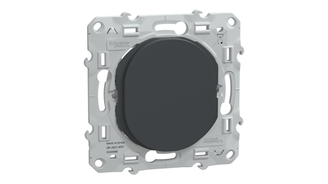 Schneider Electric Lighting Cover for use with Ovalis C, 71 mm Width, Screw Fixing, 71 mm | S340666