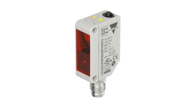Carlo Gavazzi Through Beam Photoelectric Sensor, Rectangular Sensor, 600 mm Detection Range IO-LINK | LD30CPBR60BPM5IO