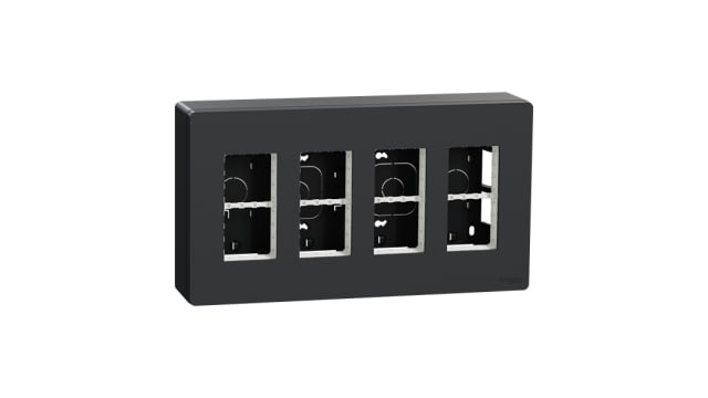 Schneider Electric New Unica Anthracite ABS Back Box Mounting Frame, Surface Mount 165 mm 300 mm 60 mm | NU124454
