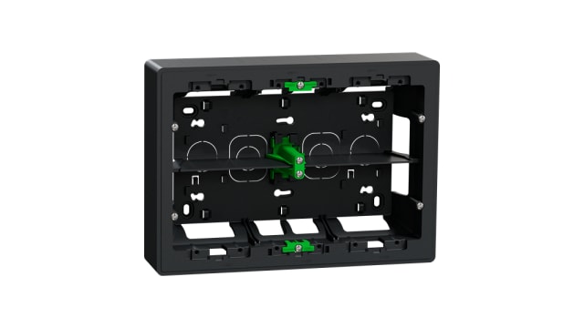 Schneider Electric Ovalis Anthracite ABS Back Box Mounting Frame, Surface Mount 165 mm 230 mm 50 mm | NU821854