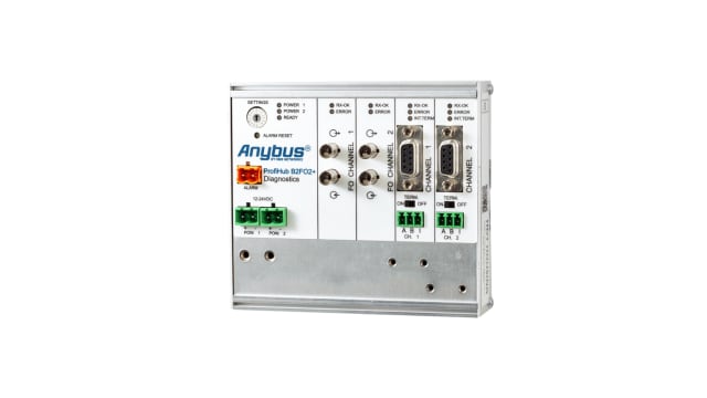 Anybus PROFIBUS RS-485 Industrial Interface Converter, ProfiHub B2FO2+ | 17220