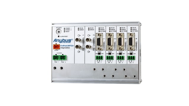 Anybus PROFIBUS RS-485 Industrial Interface Converter, ProfiHub B4FO2+ | 17420