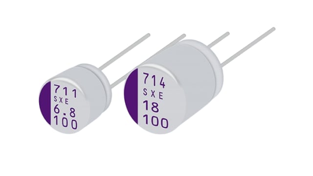 Panasonic 82 μF Through Hole Aluminium Polymer Capacitor, 80 V | 80SXE82M+T