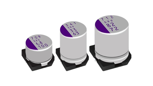 Panasonic 100 μF Surface Mount Aluminium Polymer Capacitor, 72 V | 72SXV100M