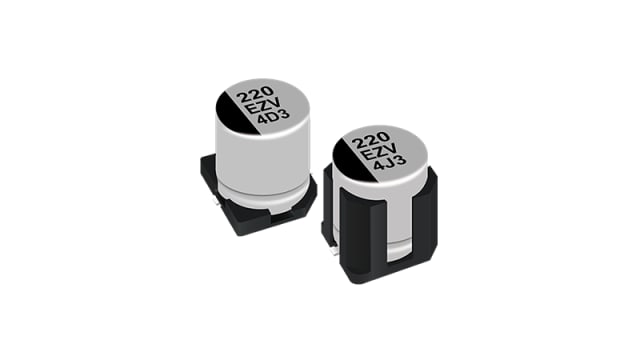 Panasonic 82 μF Surface Polymer Capacitor, 63 V | EEHZV1J820P