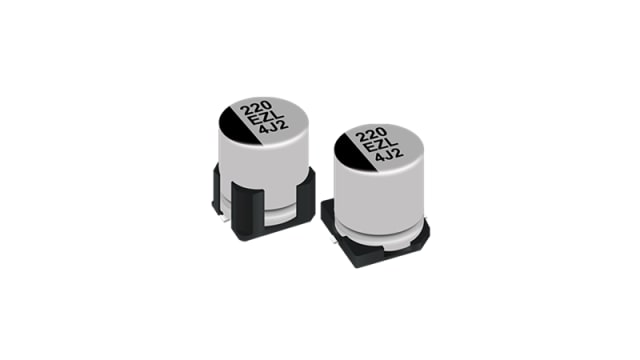 Panasonic 82 μF Surface Polymer Capacitor, 25 V | EEHZL1E820R