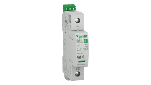 Schneider Electric 1 Phase Surge Arrester, 75 kA, 1000 V | M9L31277