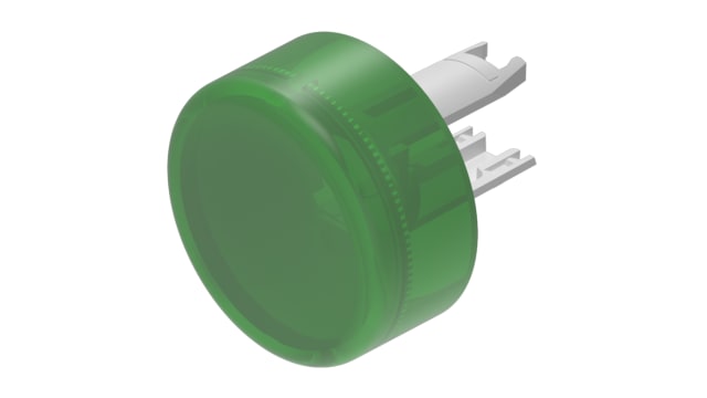 EAO Panel Mount Indicator Lens Round Style, Green, 13.8 mm diameter | 18-962.5
